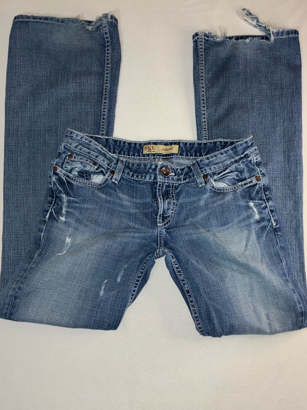 BKE Sabrina vintage lowrise Y2K jeans bootcut sz 29/35.5